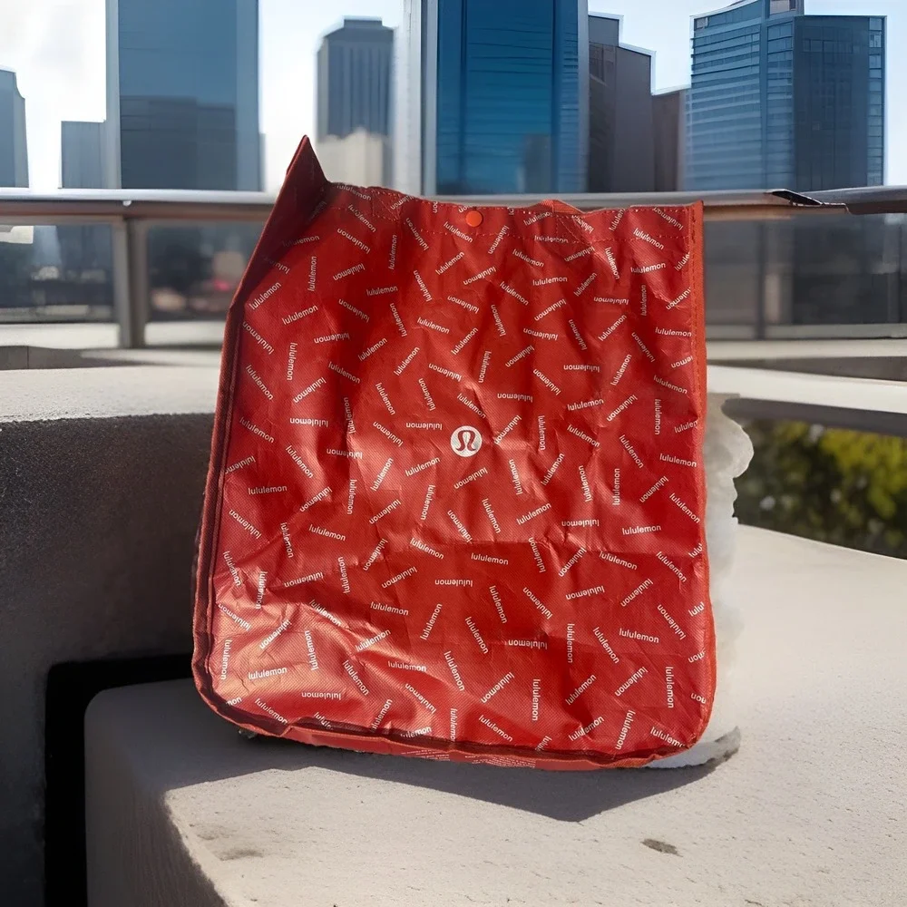 Lululemon Shopping Bag Large Red Monogram‎